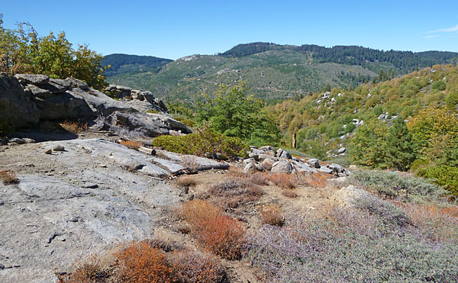 Nice view directly across the valley from the quartz.