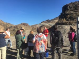 Rio Tinto's Nate explaining the mine and it's history