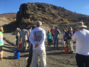 Rio Tinto's Nate explaining the mine and it's history