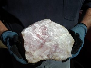 A Nice Chunk Of Rose Quartz